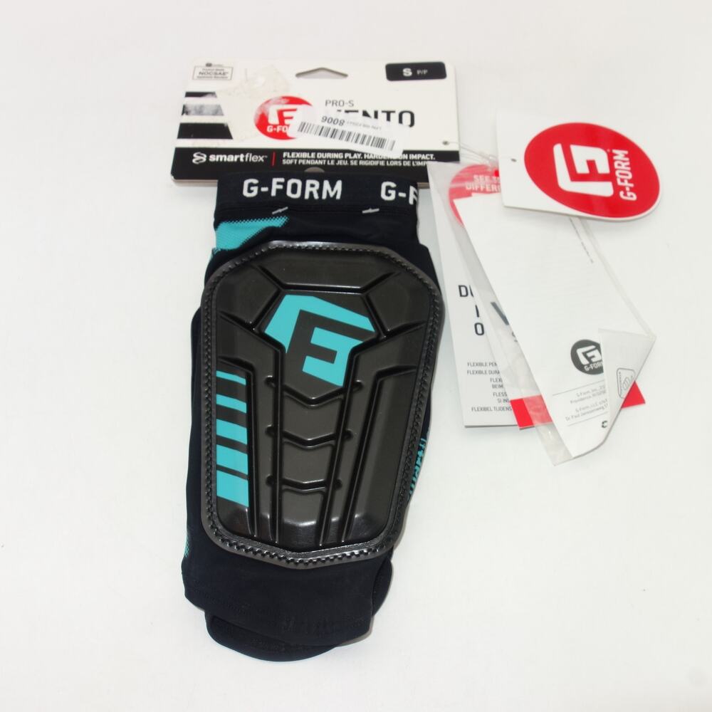 NEW G-Form Pro S Vento Shin Guards Adult Small Black Green Blue